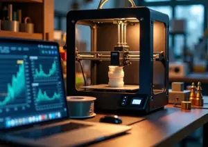 Мастерская малого 3D‑бизнеса с принтером и катушками Nylon PC Carbon